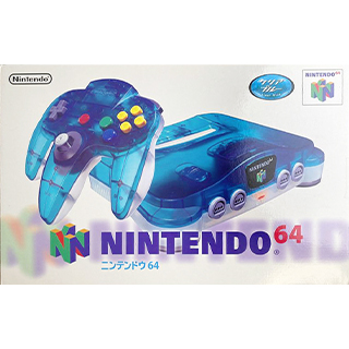 NINTENDO64 本体 クリアブルー