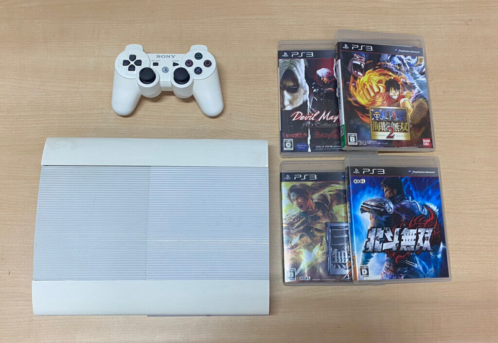 PS3本体、コントローラー、ソフトを計6点買取しました！