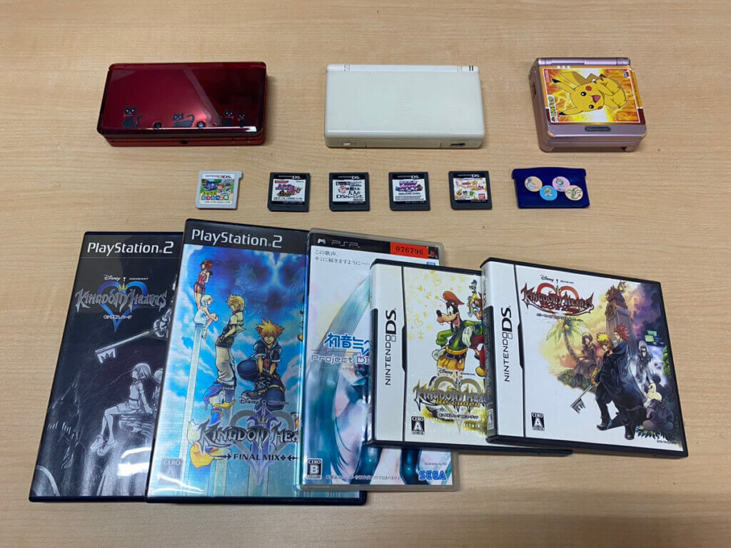 3DS本体、DSLite本体、ゲームボーイアドバンスSP本体、ソフトを計14点買取しました！