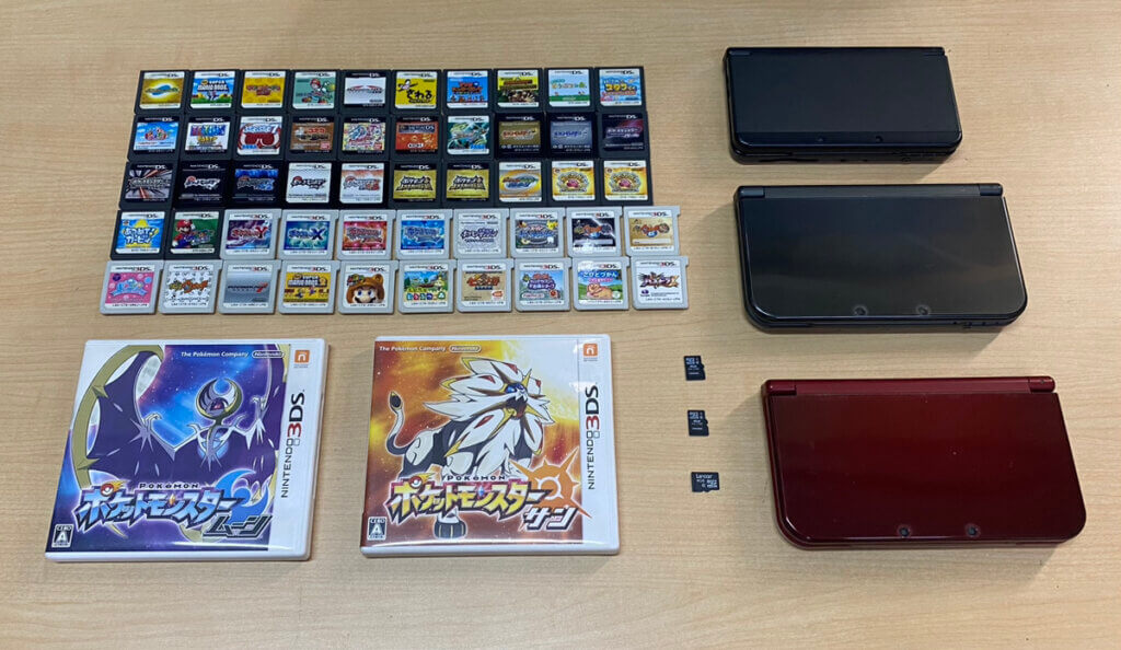 New3DS本体、New3DSLL本体、周辺機器、ソフトを計58点買取しました！