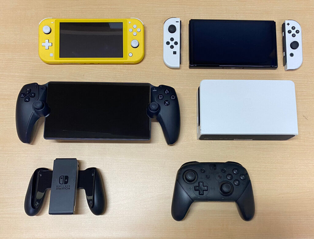 PlayStationPortal リモートプレーヤー、Switch有機ELモデル、SwitchLite本体、コントローラー、周辺機器を計8点買取しました！