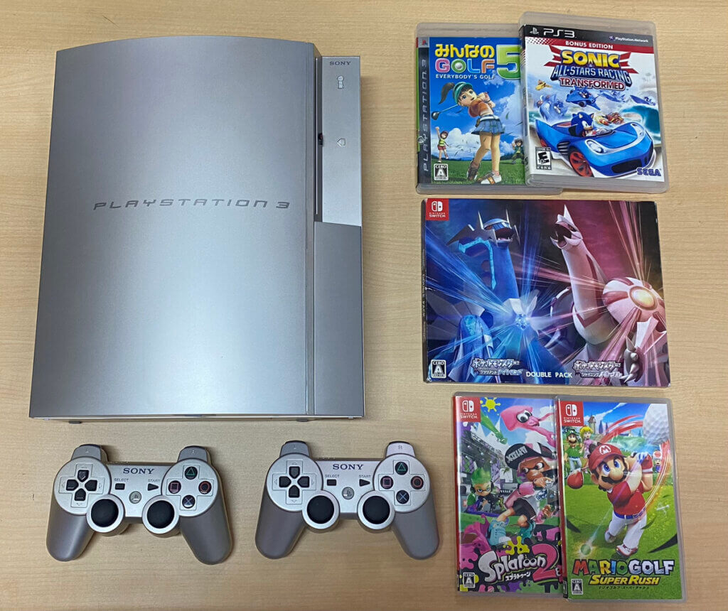 PS3本体、コントローラー、ソフトを計8点買取しました！