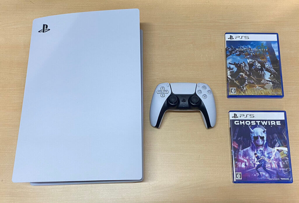PS5本体、コントローラー、ソフトを計4点買取しました！