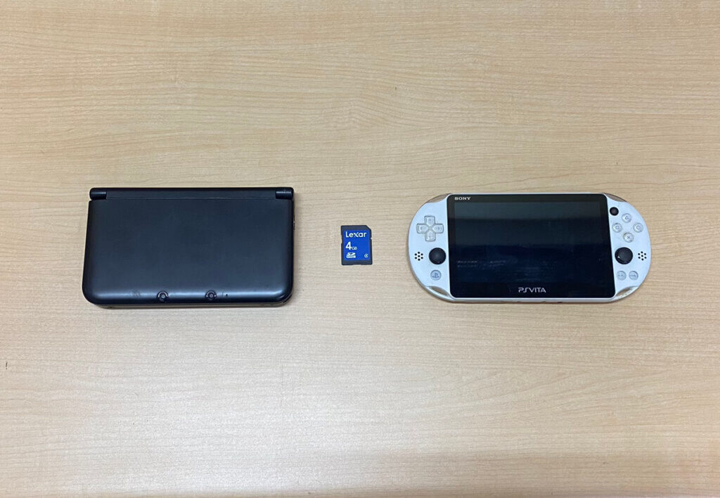 3DSLL本体、PSVita本体、周辺機器を計3点買取しました！