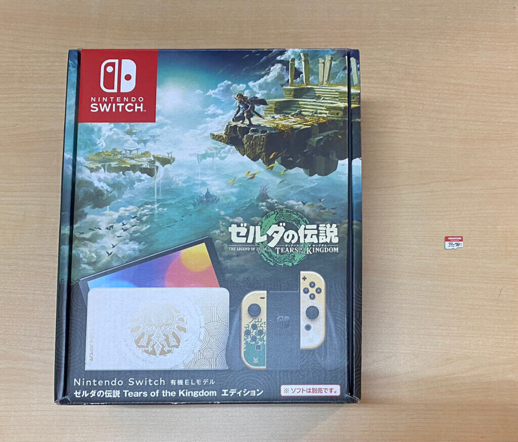 Switch (有機ELモデル) ゼルダの伝説 ティアーズ オブ ザ キングダムエディション、周辺機器を計2点買取しました！