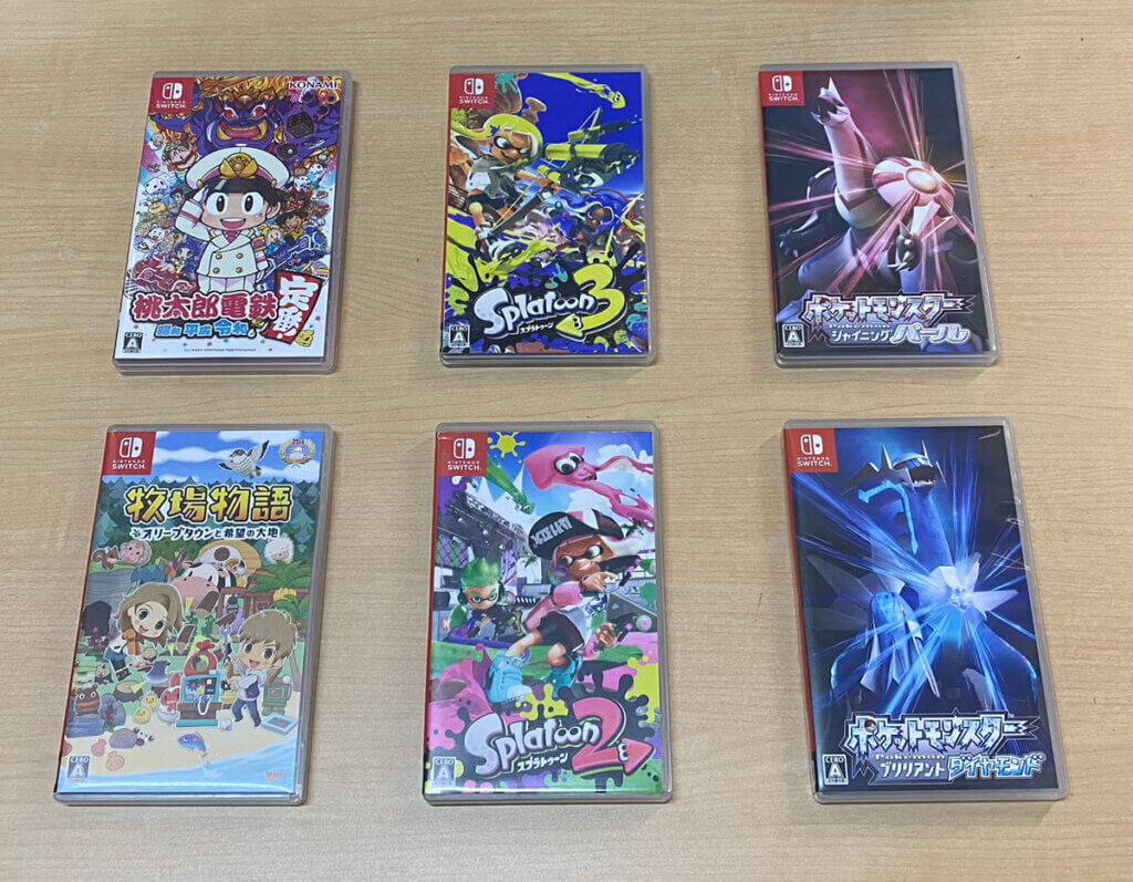 Switchソフトを計6点買取しました！　