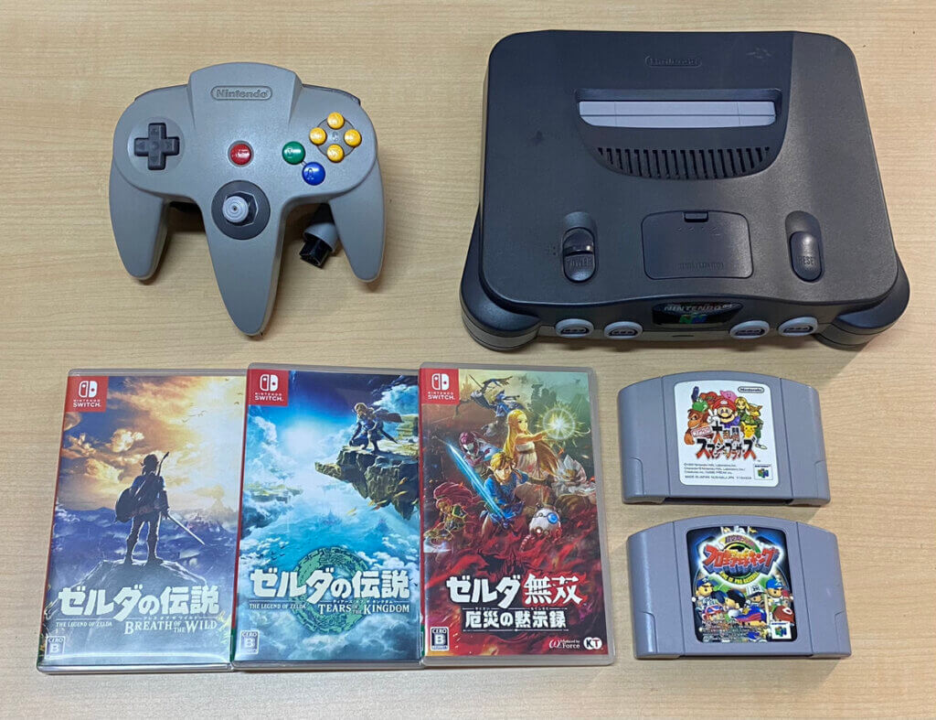 ニンテンドー64本体、コントローラー、ソフトを計7点買取しました！　