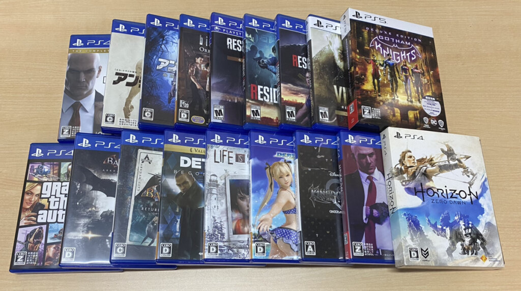 PS5、PS4ソフトを計18点買取しました！