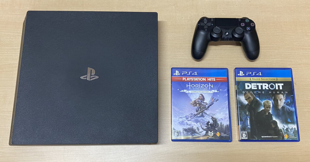 PS4本体、コントローラー、ソフトを計4点買取しました！