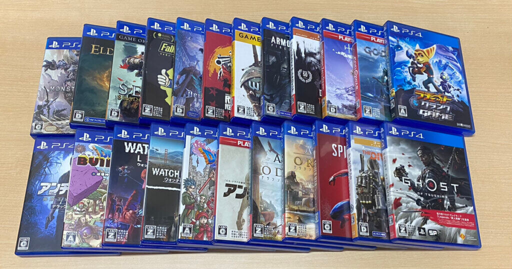 PS4ソフトを計23点買取しました！