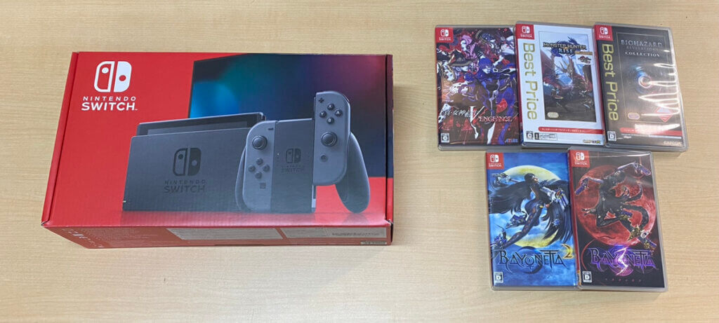 Switch 本体、ソフトを計6点買取しました！