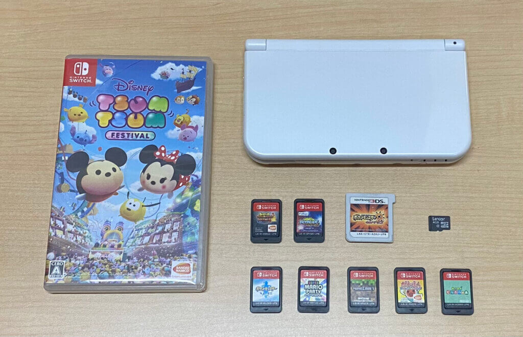 Newニンテンドー3DSLL 本体、周辺機器、ソフトを計11点買取しました！