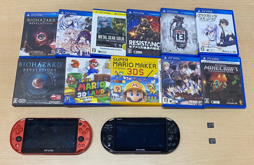 PSVita 本体、周辺機器、ソフトを計15点買取しました！