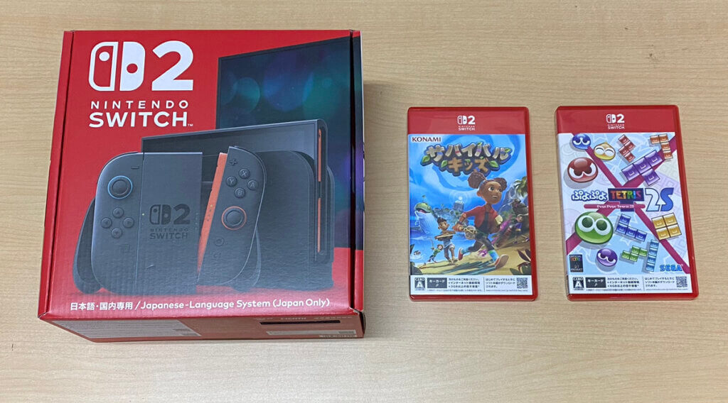 Switch2（日本語・国内専用）、Switch2ソフトを計3点買取しました！