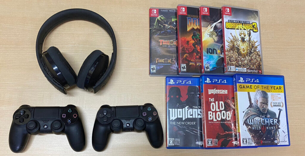 コントローラー、周辺機器、ソフトを計10点買取しました！