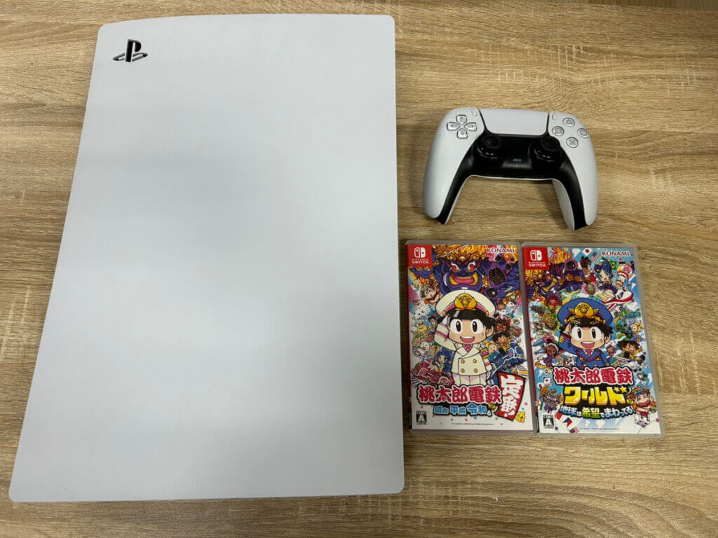 PS5本体、コントローラー、ソフトを計4点買取しました！