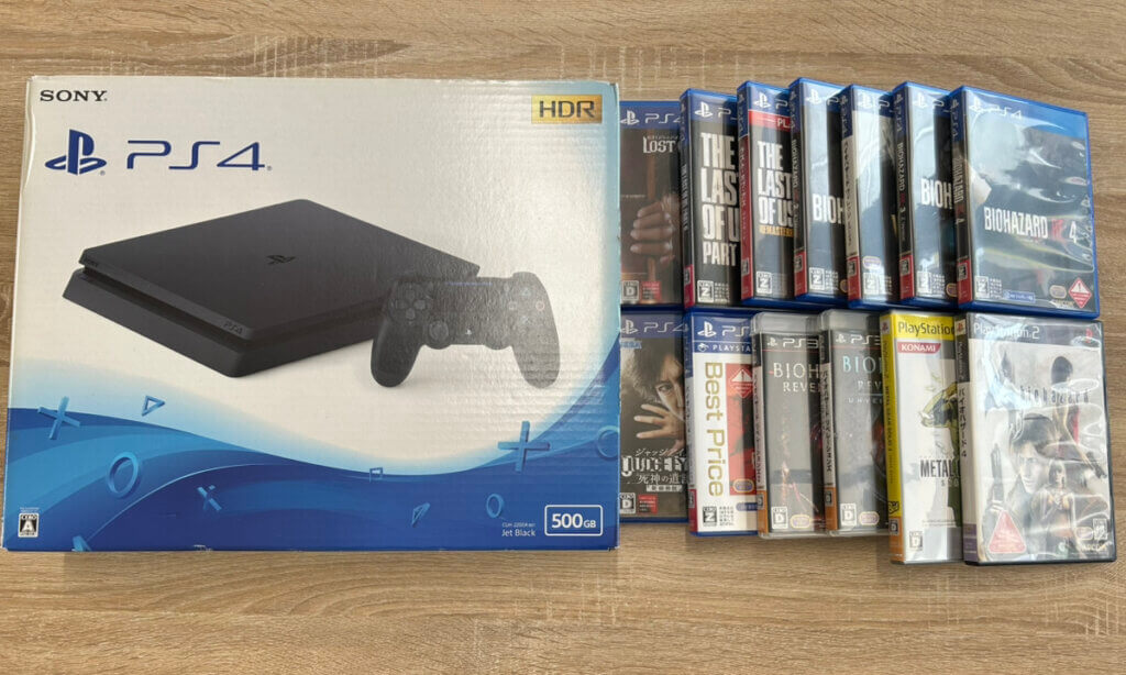 PS4本体、ソフトを計14点買取しました！