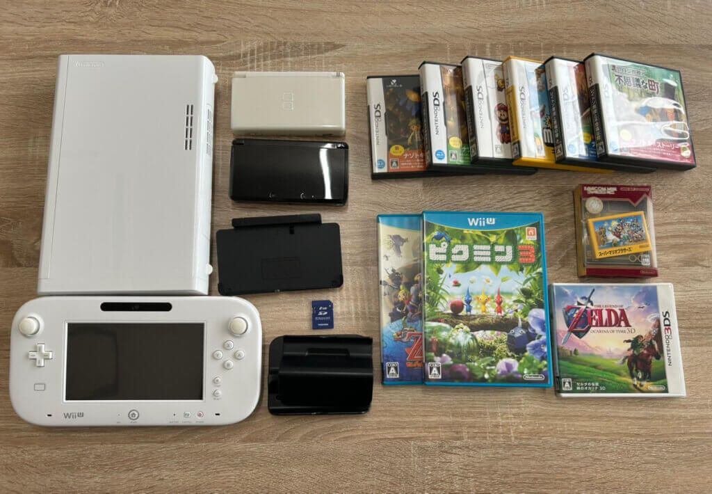 3DS、DS Lite、WiiU本体、ソフト等を計17点買取しました！