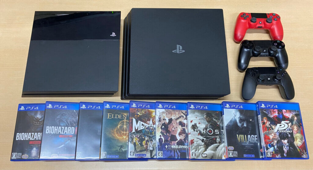 PS4 本体、コントローラー、ソフトを計14点買取しました！