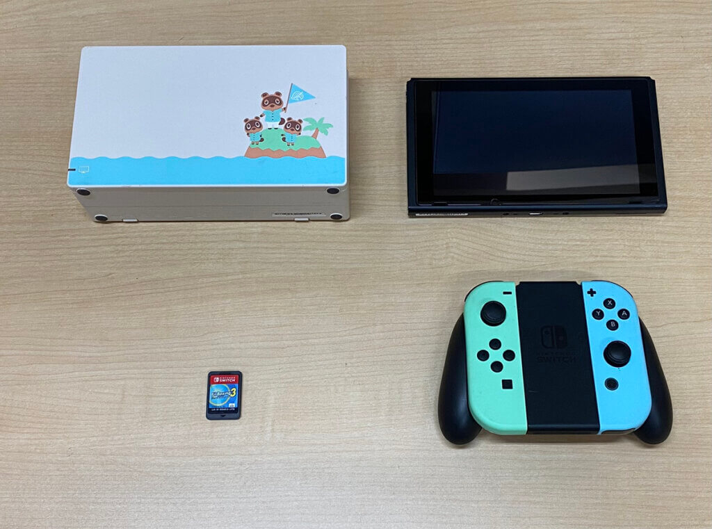 Switch 本体 あつまれ どうぶつの森、コントローラー、周辺機器、ソフトを計6点買取しました！