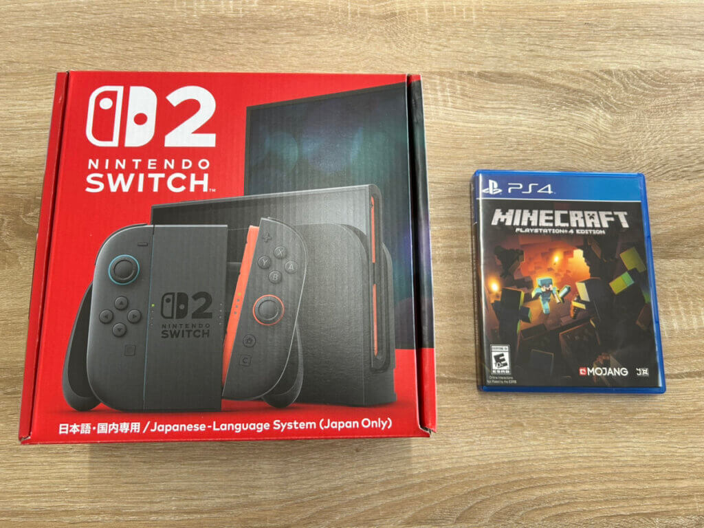 Switch2本体、PS4ソフトを計2点買取しました！