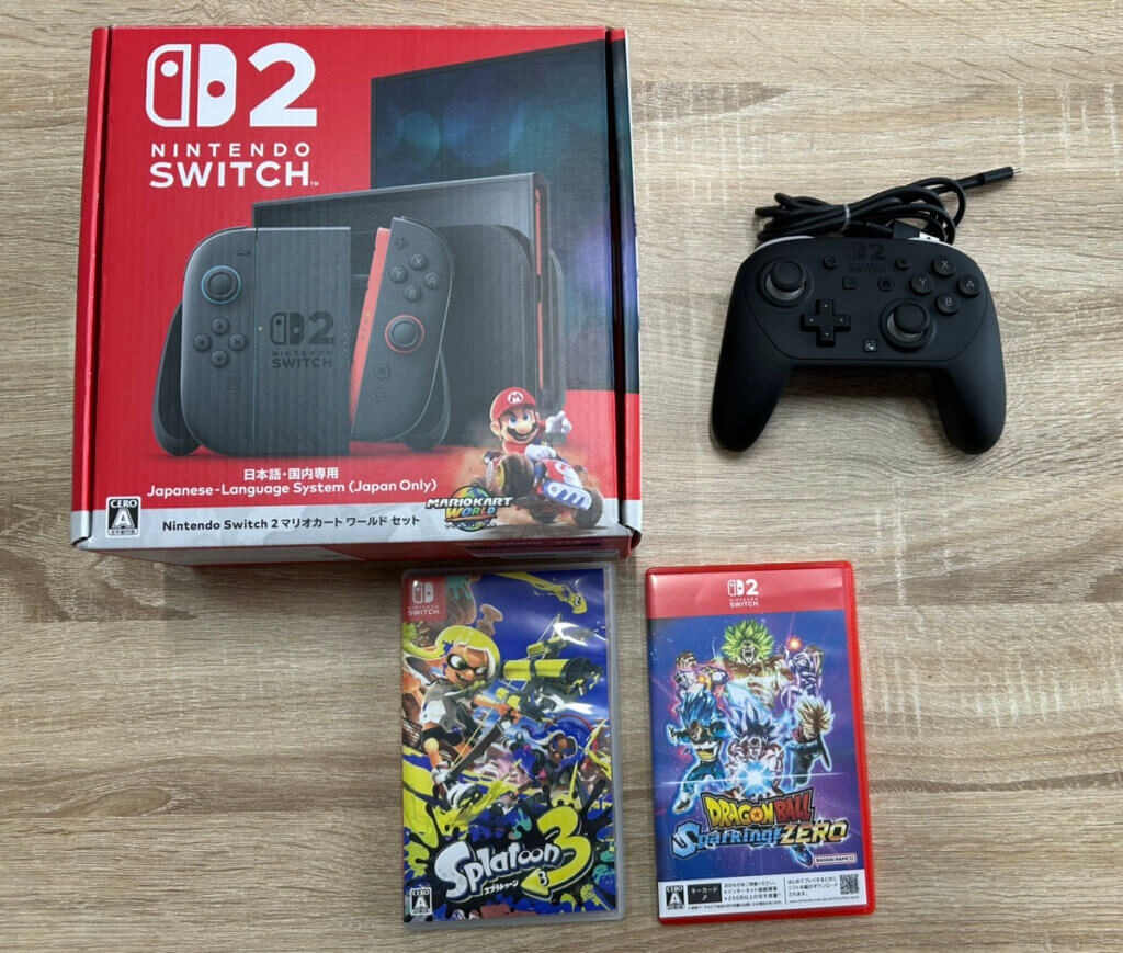 Switch2本体、コントローラー、ソフトを計４点買取しました！