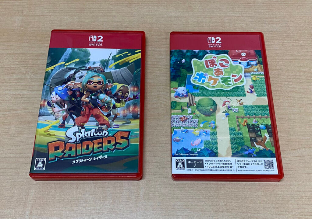 Switch2ソフトを計2点買取しました！