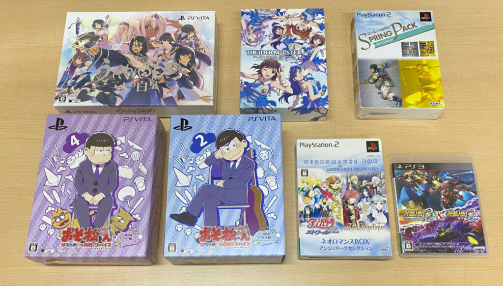 PSVita・PS2・PS3・PS4ソフトを計7点買取しました！