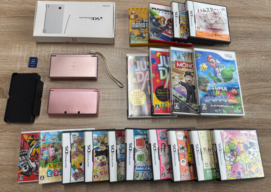 ニンテンドー3DS、DSLite、DSi本体、DSソフト、Wiiソフト等を計23点買取しました！